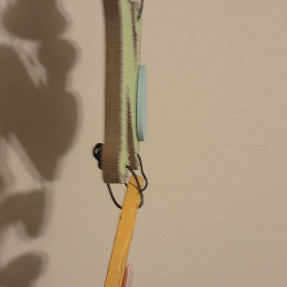 NWT Spring Wood Hanging Decor - Picture 3 of 5